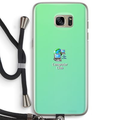 Win98: Samsung Galaxy S7 Edge Transparant Hoesje met koord