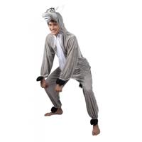 Boland dieren kostuum ezel - heren - onesie - pluche - Carnaval/vrijgezellenfeest Boland dieren kostuum ezel - heren - onesie - pluche - Carnaval/vrijgezellenfeest