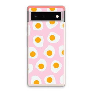 Dancing eggs: Google Pixel 6 Transparant Hoesje