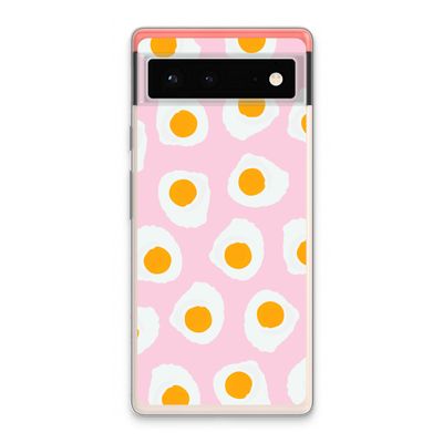 Dancing eggs: Google Pixel 6 Transparant Hoesje