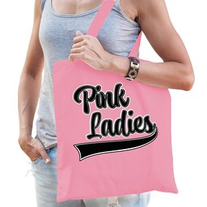 Shopper/tas Grease Pink Ladies - 42 x 38 cm - roze   -