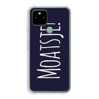 Moatsje!: Google Pixel 5 Transparant Hoesje