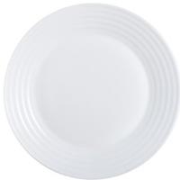 Luminarc Gebaksbordjes - 30x stuks - wit - glas - 19 cm - Kleine glazen bordjes - Tafel dekken