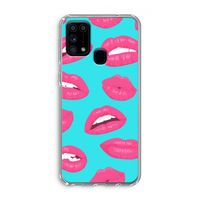 Bite my lip: Samsung Galaxy M31 Transparant Hoesje