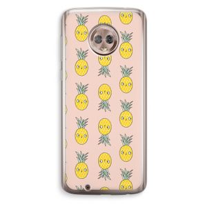 Ananas: Motorola Moto G6 Transparant Hoesje