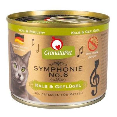 GRANATAPET Symphonie No.6 Veal and poultry - nat kattenvoer - 200g