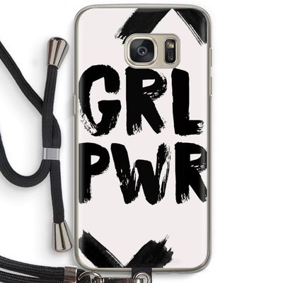 Girl Power #2: Samsung Galaxy S7 Transparant Hoesje met koord