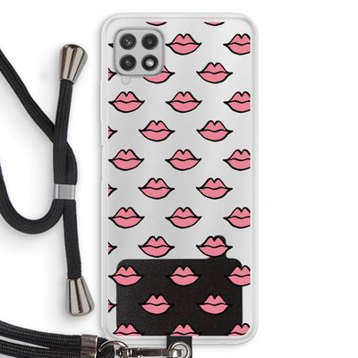 Lipjes: Samsung Galaxy A22 4G Transparant Hoesje met koord