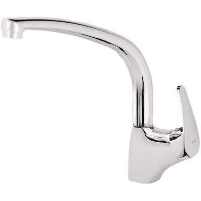 Keukenkraan Tres ECO | Opbouw | 360° Draaibaar | Mengkraan | 1-hendel | Rond | Chroom