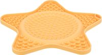 TRIXIE LICK'N'SNACK MAT STER SILICONEN GEEL 23,5 CM