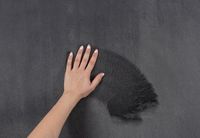 Superzacht Laagpolig Vloerkleed met bontlook Antraciet-140 x 200 cm