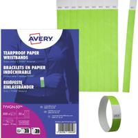 Avery-Zweckform TYVGN-50 Toegangsbandje (l x b) 256 mm x 19 mm kleefstrip 500 stuk(s)