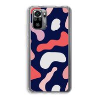 Memphis Shapes Pink: Xiaomi Redmi Note 10S Transparant Hoesje