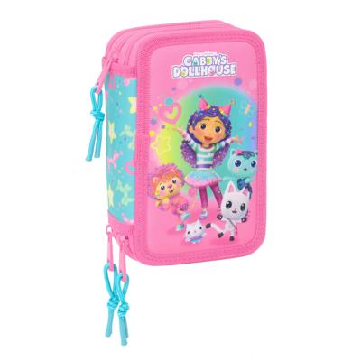 Alleshouder Gabby's Dollhouse Confetti Roze Turkoois 12,5 x 19,5 x 5,5 cm 37 Onderdelen
