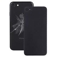 Gemakkelijk vervanging grote camera gat glas terug batterij cover met lijm voor iPhone 8 (zwart)