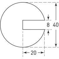 Moravia 422.18.250 Wit (Ø x l) 40 mm x 1000 mm
