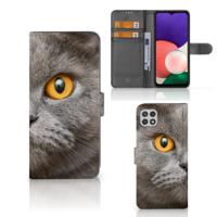 Telefoonhoesje | Met pasjeshouder | Samsung Galaxy A22 5G Britse Korthaar