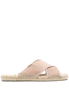 Castañer Palmera raffia sandals - Or