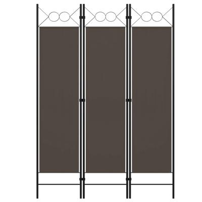 Kamerscherm met 3 panelen 120x180 cm antraciet
