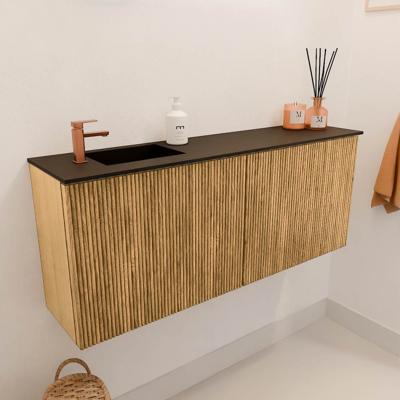Toiletmeubel Mondiaz Joya | 100 cm | Meubelkleur Oak | Faye wastafel Urban Links | 1 kraangat Toiletmeubel Mondiaz Joya | 100 cm | Meubelkleur Oak | Faye wastafel Urban Links | 1 kraangat