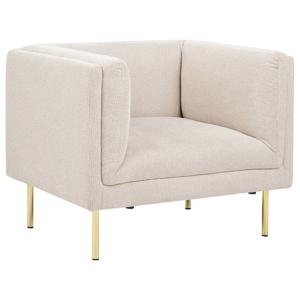 Beliani MOEN - Fauteuil-Beige-Polyester