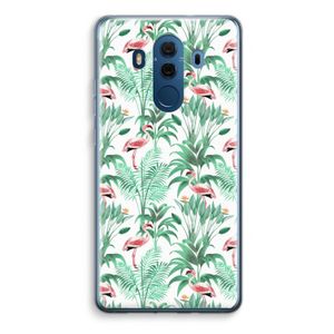 Flamingo bladeren: Huawei Mate 10 Pro Transparant Hoesje
