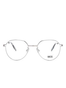 MCQ lunettes de vue à monture ronde - Argent