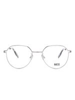 MCQ lunettes de vue à monture ronde - Argent - thumbnail