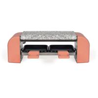 Racletteset voor 2 personen - LIVOO x Marmiton - DOC306 - 450 W - 5 recepten via QR-code - Uitneembaar granieten plateau