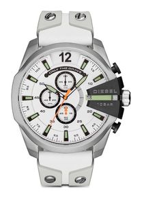 Horlogeband Diesel DZ4454 Leder/Kunststof Wit 26mm