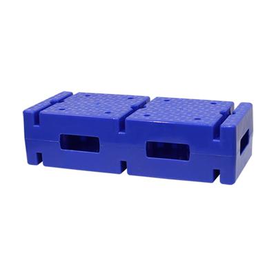 PVC BLOCK WITH STAND FOR POLE AND RING