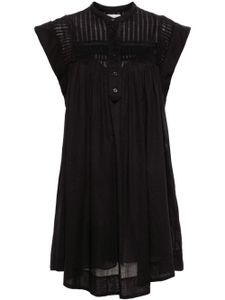 MARANT ÉTOILE robe mi-longue Eda à plis - Noir