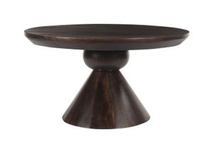 Brix Ronde Salontafel 'Baltho' Mangohout, 80cm, kleur Walnoot