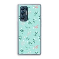 Small white flowers: Oppo Find X3 Neo Transparant Hoesje