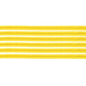 Chenilledraad - 10x - geel - 50 cm - hobby/knutsel materialen