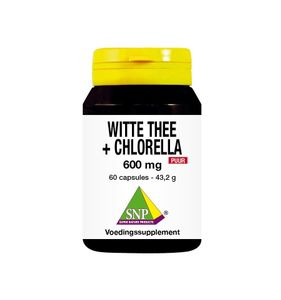 Witte thee + chlorella 600mg puur