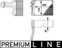Verdamper, airconditioning AE66000P