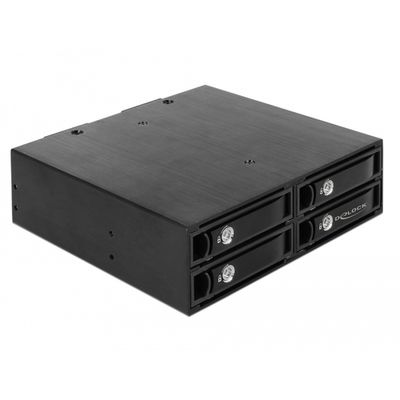 DeLOCK 5.25″ Mobile Rack for 4 x 2.5″ SATA / SAS HDD / SSD 12 Gb/s wisselframe