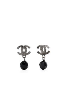 CHANEL Pre-Owned boucles d'oreilles pendantes - Noir