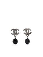 CHANEL Pre-Owned boucles d'oreilles pendantes - Noir - thumbnail