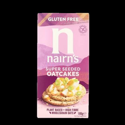 Nairns Oatcakes super seeded 180 Gram