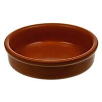 12x Kleine creme brulee bakjes/schaaltjes terracotta 7 cm