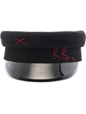Ruslan Baginskiy casquette gavroche à logo brodé - Noir