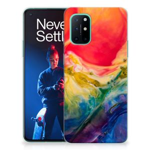 Hoesje maken OnePlus 8T Watercolor Dark