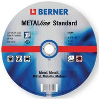 Berner Afbraamschijf MetalLine Standaard 125x6x22.2 B