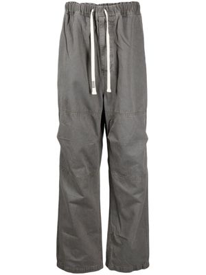 izzue jean droit à taille élastiquée - Gris