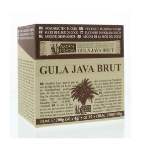 Gula java brut stick 50 x 4 gram bio