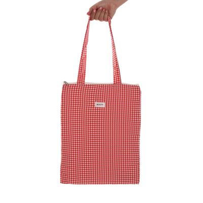Dames handtas Versa Vichy Rood 40 x 33 cm