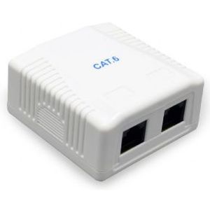 Gembird NCAC-2U6-01 network splitter Wit