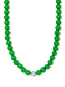 Lauren Rubinski collier en argent Sterling pavé de diamants - Vert